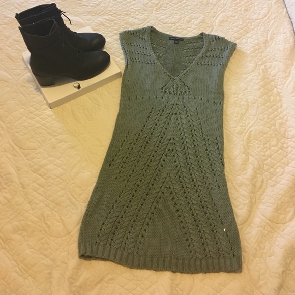 "Grey Daze" Sweater Dress - Picture 3 of 7
