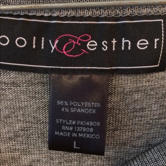 Cute Shimmery Gray Top - Picture 3 of 3