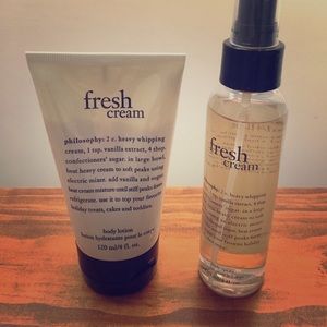 Philosophy fresh cream body lotion/ body spritz