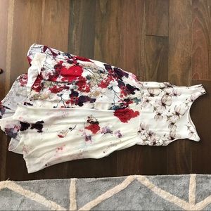 Anthropologie floral dress