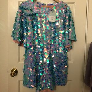 Rosa bloom mella capesuit in amethyst
