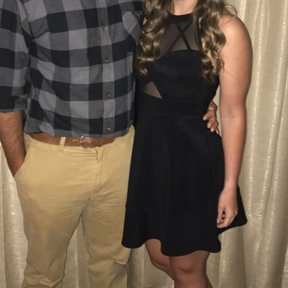Black formal dress