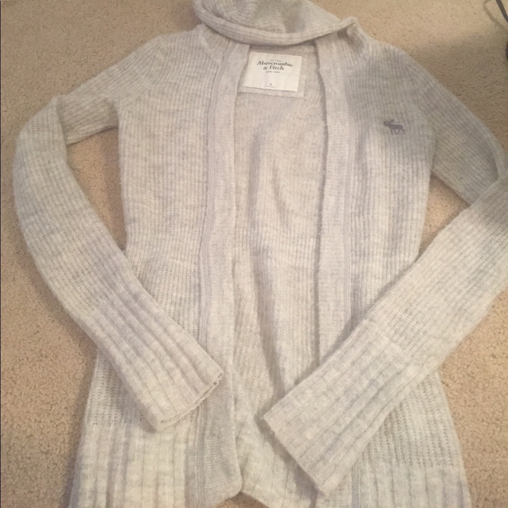 Abercrombie&Fitch long grey sweater
