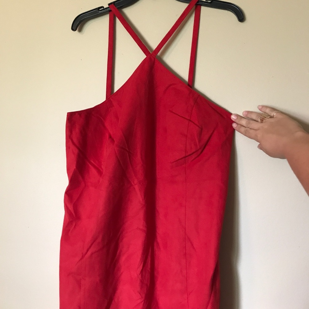 Plus size faux suede sexy dress