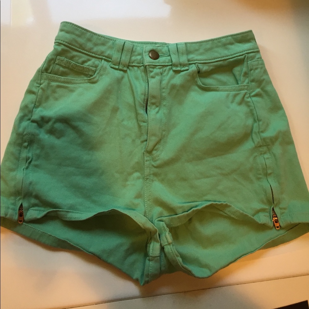American Apparel high rise shorts
