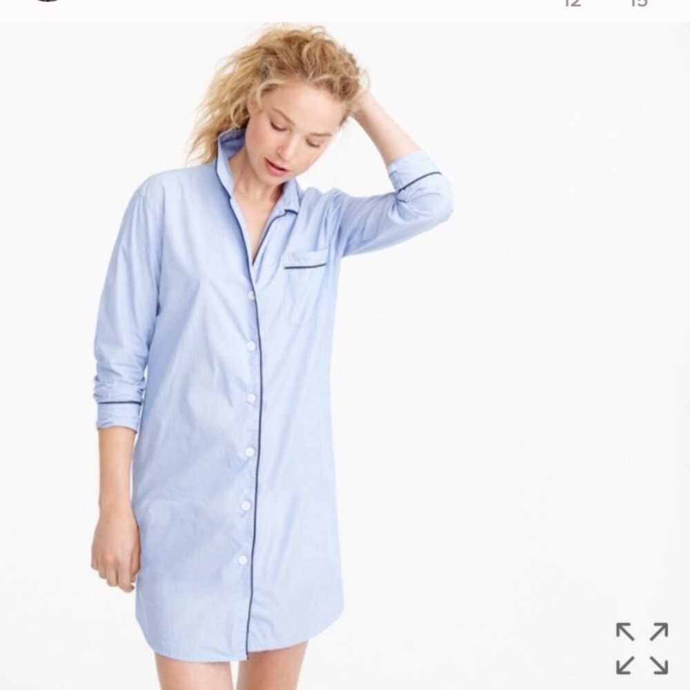 J.Crew Plaid Nightshirt gown