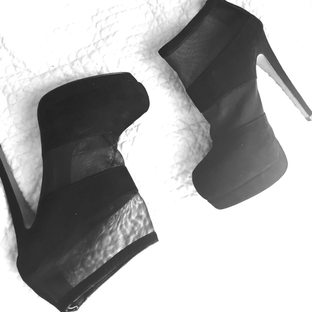 Aldo sheer booties