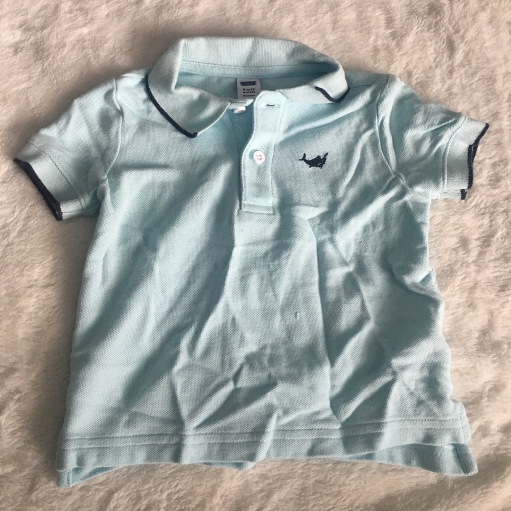 Blue Janie and Jack polo shirt