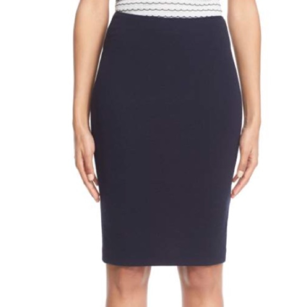 The Limited Navy Pencil Skirt
