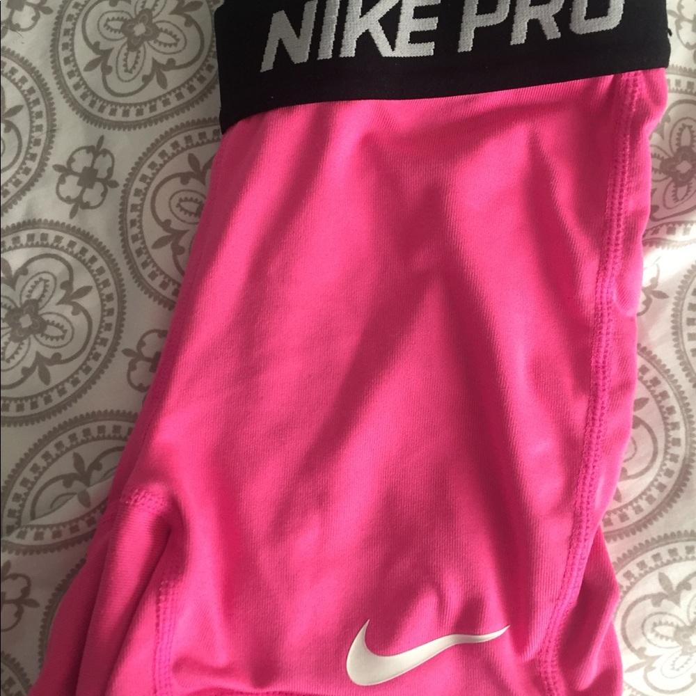 Pink Nike spandex!