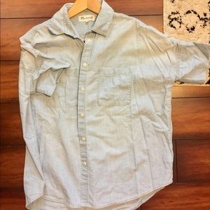 Short sleeve jean shirt