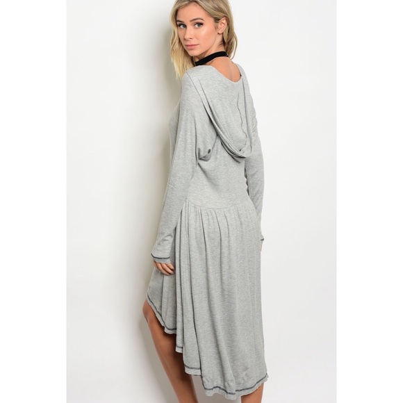 Hilow relaxed fit dress with hoodie - Picture 2 of 3