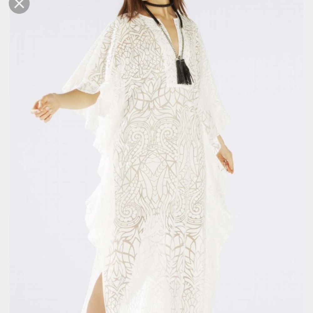 Gorgeous laser cut caftan