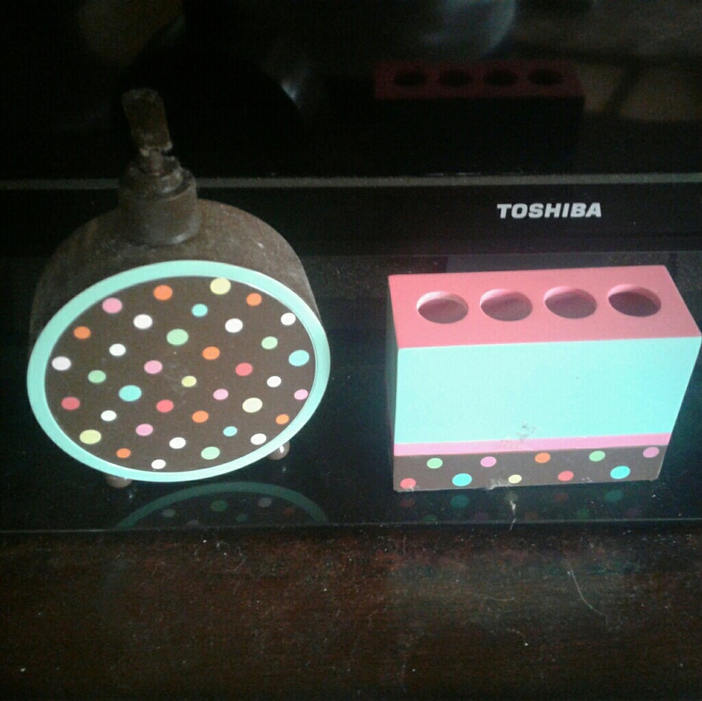 Toothbrush holder&lotion/hand wash dispenser