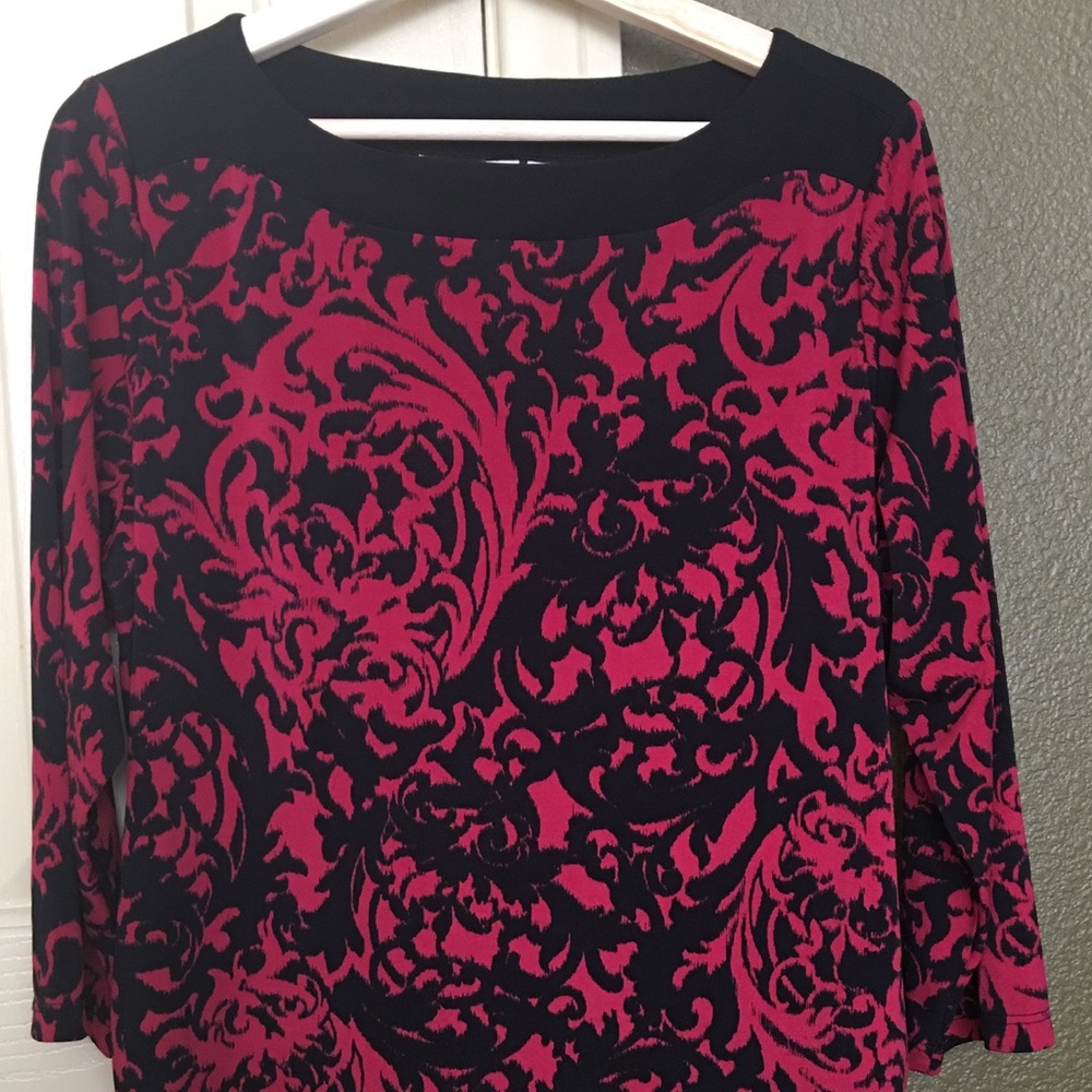 Susan Graver Blouse size L EUC