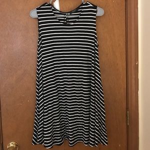 striped tank top dress