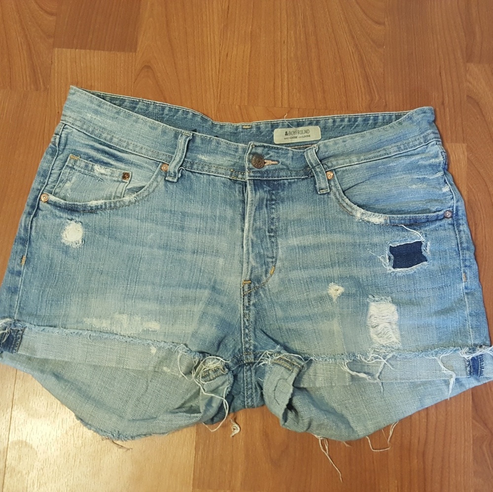 H&M Boyfriend Jean Shorts