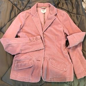 American Eagle Pink Corduroy Blazer