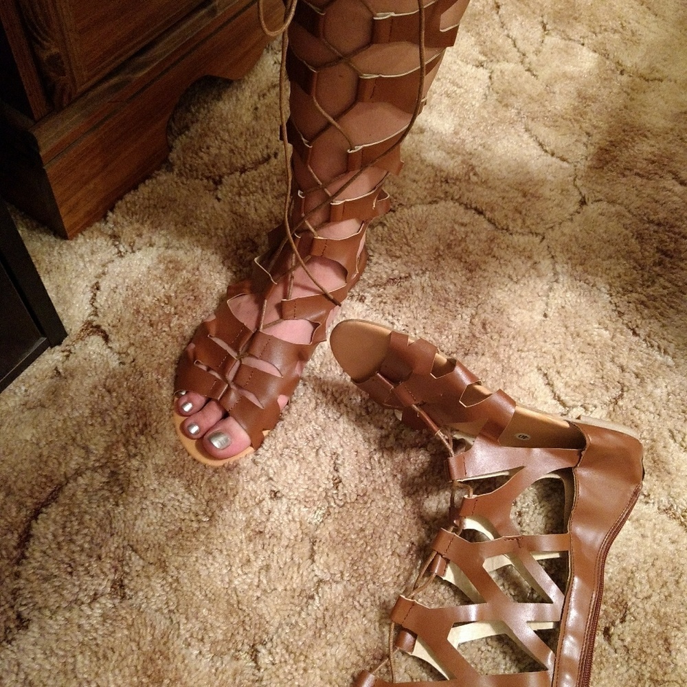 High sandals