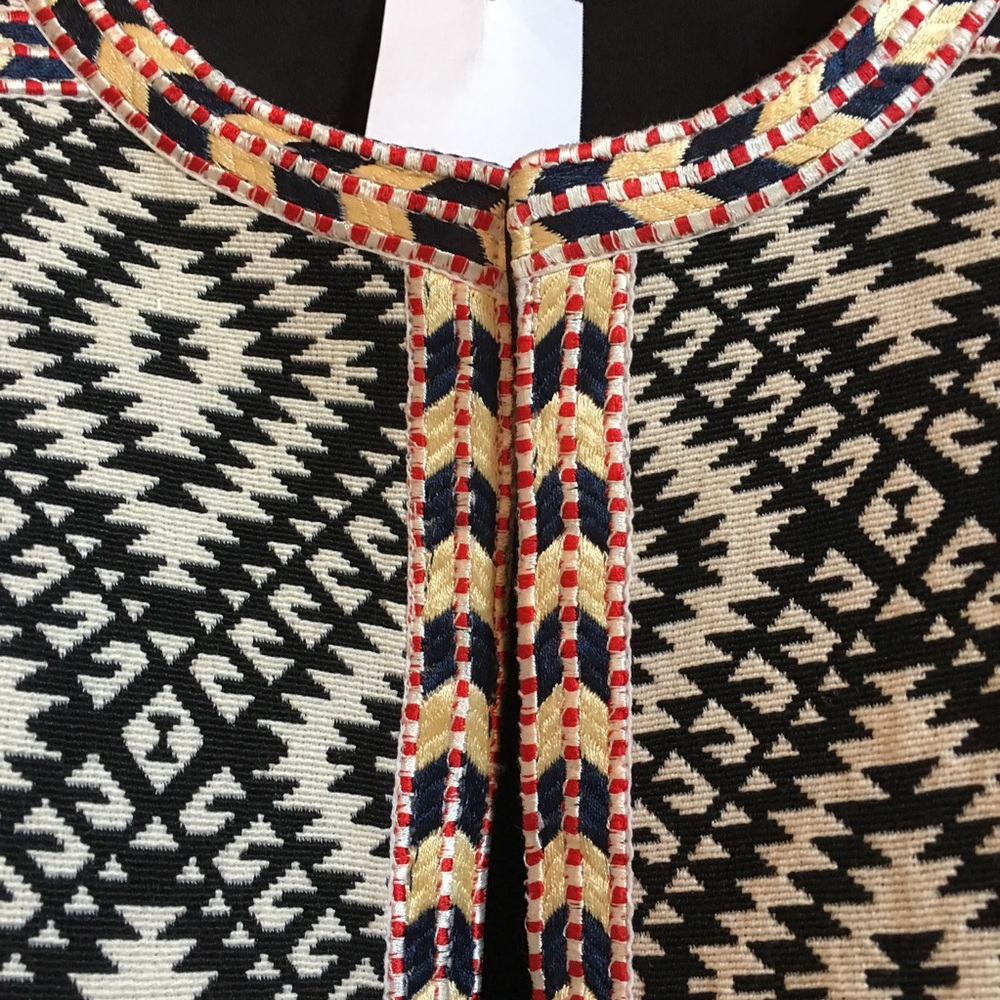 SOLD!! TulaRosa Santa Fe Embroidered Fringe Jacket - Picture 4 of 7