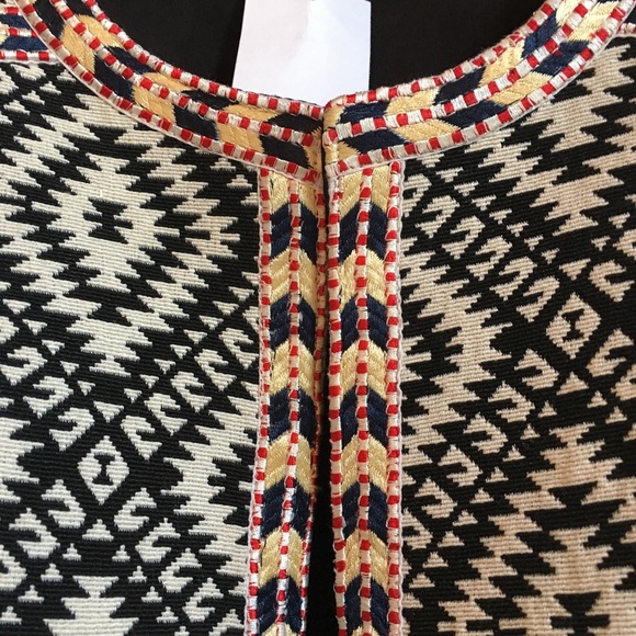 SOLD!! TulaRosa Santa Fe Embroidered Fringe Jacket - Picture 4 of 7