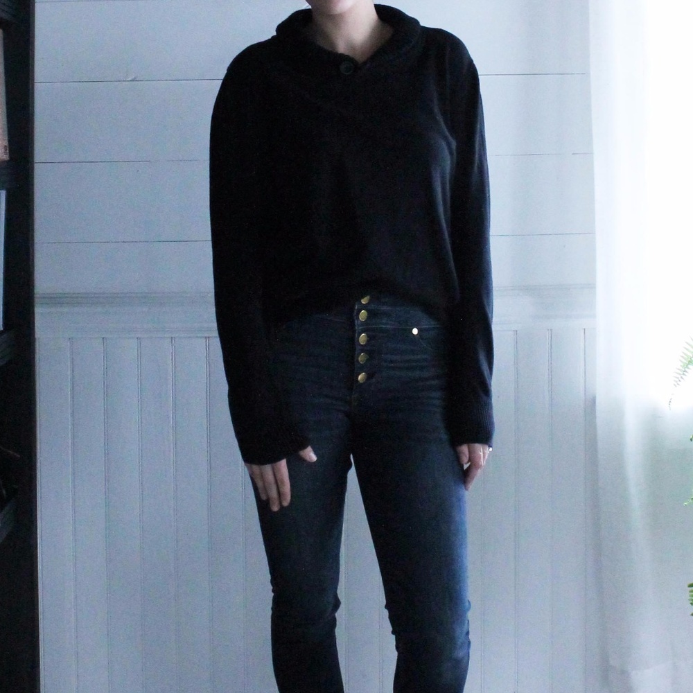 Back to Basics Black Sweater