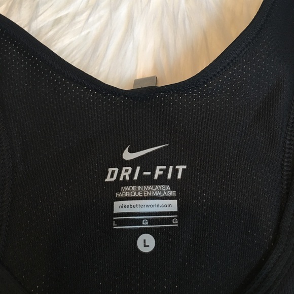 Nike Dri black Sleeveless shirt - Picture 3 of 4