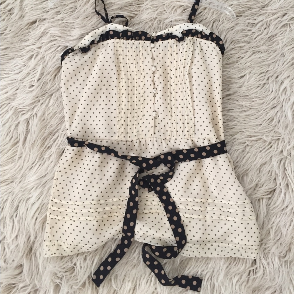 Robin silk tank 6, black and cream