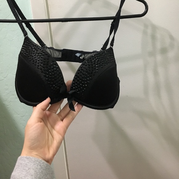 Embellished black Aerie bra - Picture 1 of 4