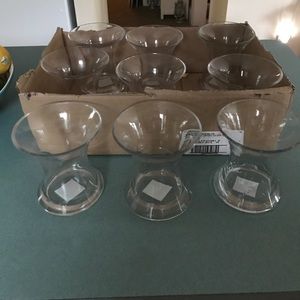 Glass vases, used once for centerpieces! x10