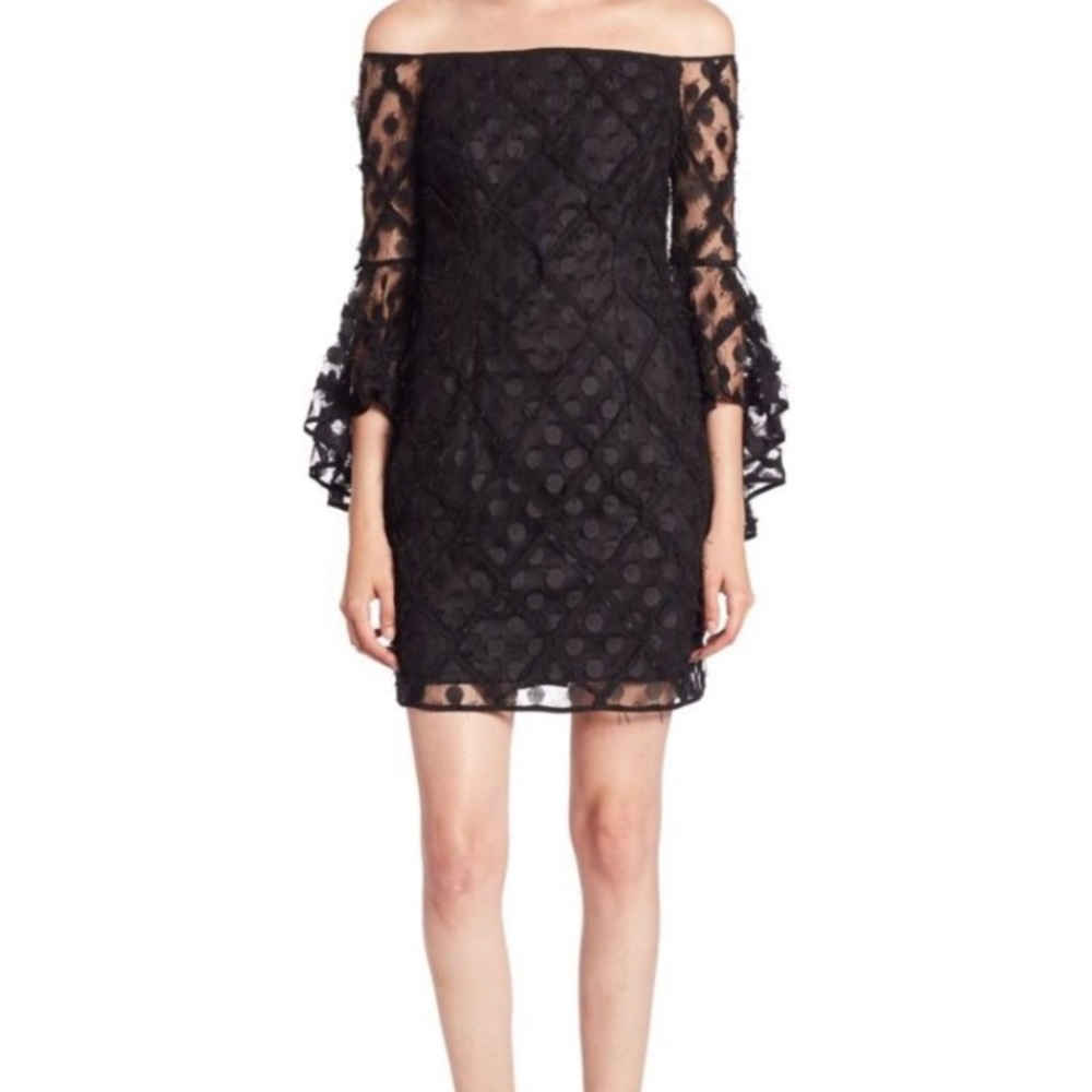 MILLY Selena Embroidered Lace Mini Dress