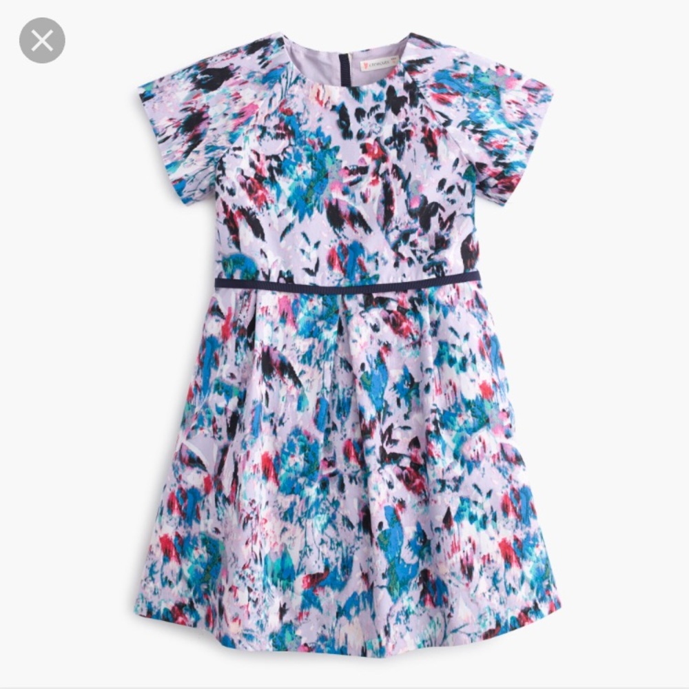 Crewcuts watercolor floral dress size 14
