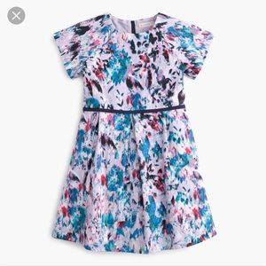 Crewcuts watercolor floral dress size 14