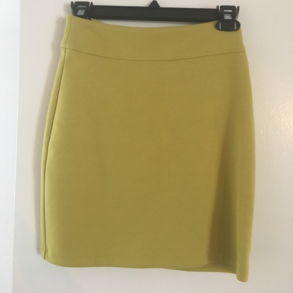 Green skirt