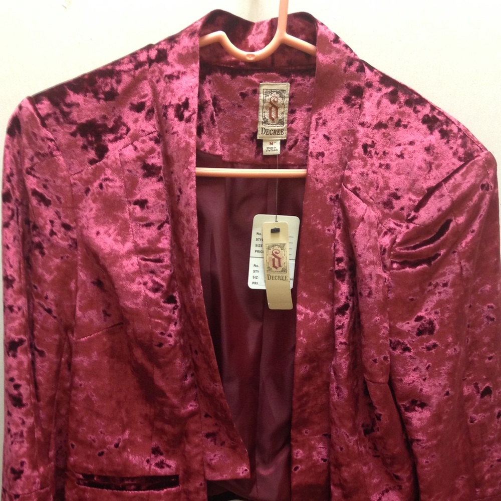 Velvet jacket