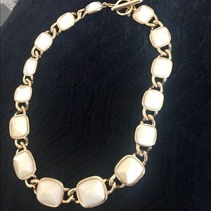 White Stone Statement Necklace White Stone Statement Necklace