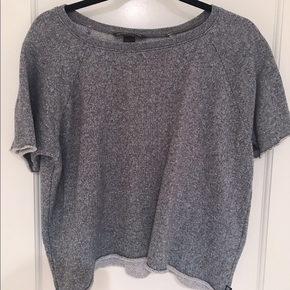 Victoria's Secret Cropped Baggy Sweatshirt