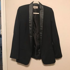 BB Dakota Jacket Faux Leather Collar