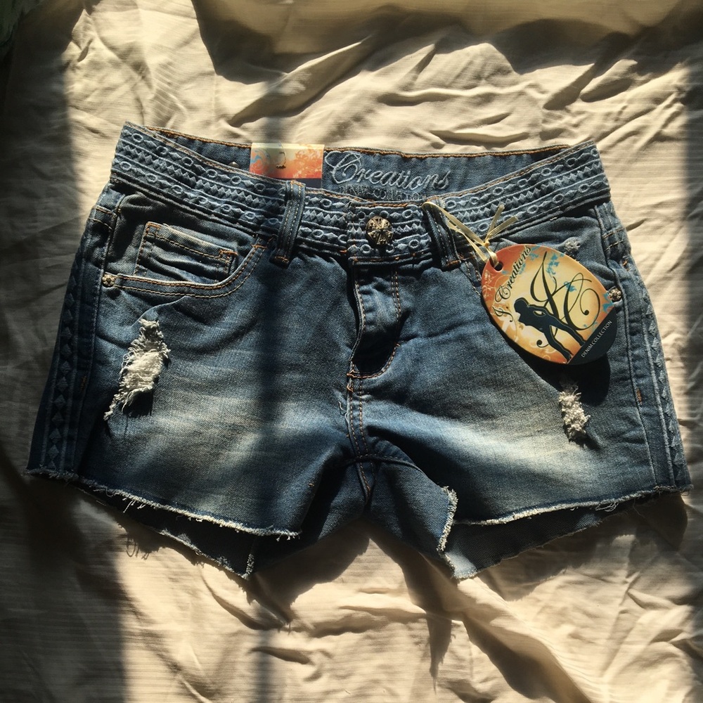 Denim Cutoff Shorts