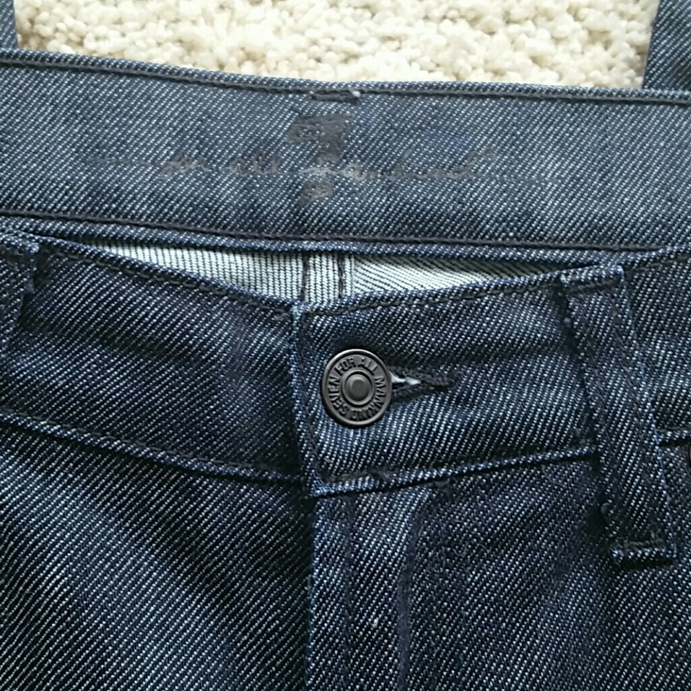7 for all mankind Roxanne capri cropped size 28 - Picture 5 of 7