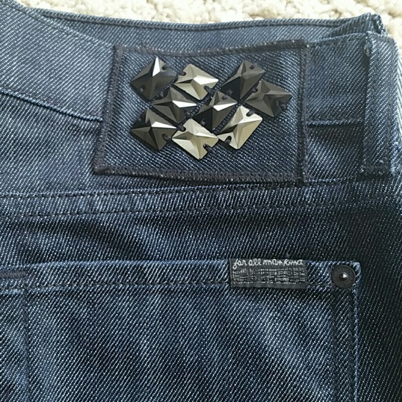 7 for all mankind Roxanne capri cropped size 28 - Picture 7 of 7