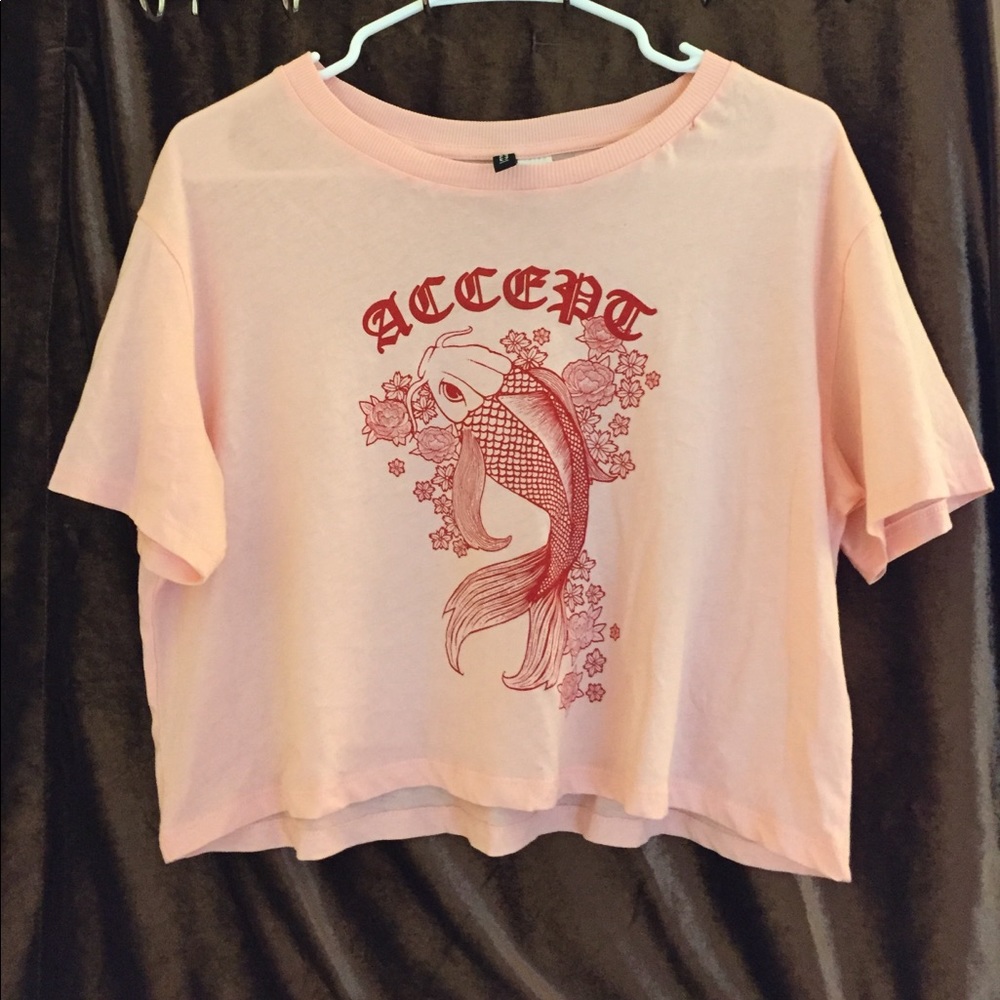 Soft Koi Fish Crop Top