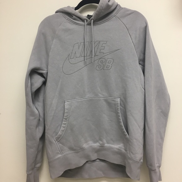gray nike sb hoodie