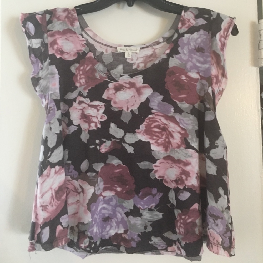Floral crop top