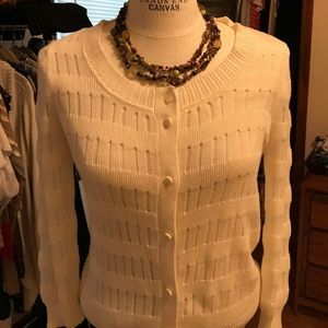 Anne Klein Cardigan Sweater, size M Anne Klein Cardigan Sweater, size M