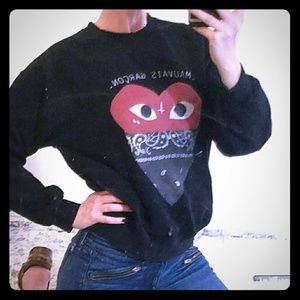 NWOT RAD MAUVAIS GARCON SWEATSHIRT TOP NWOT RAD MAUVAIS GARCON SWEATSHIRT TOP