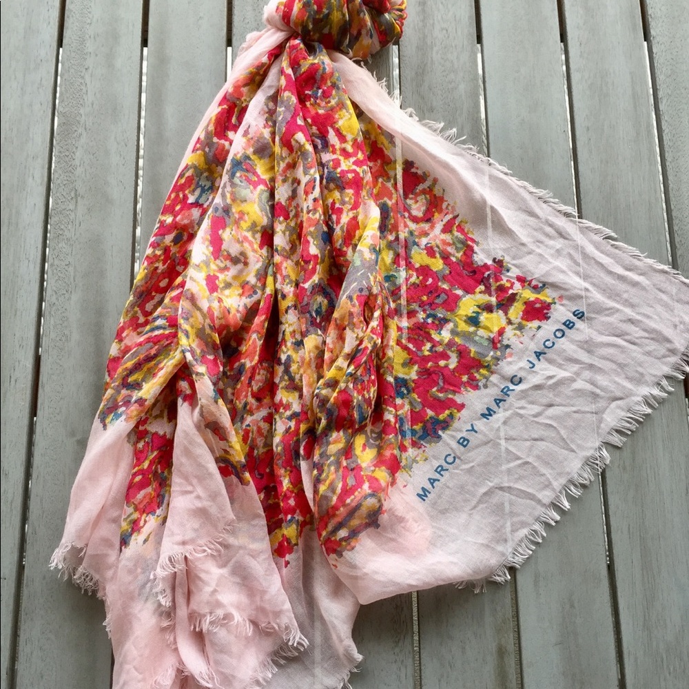 Marc by Marc Jacobs Abstract Floral Scarf
