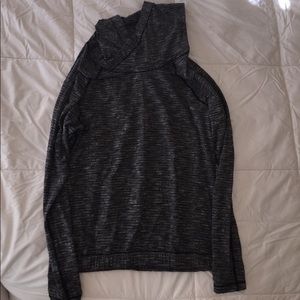 Lululemon gray hooded sweatshirt