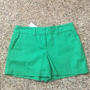 Kelly green shorts. NWT.