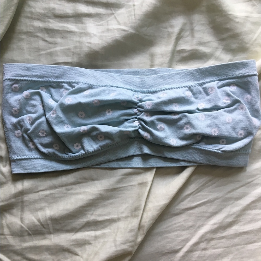Bandeau Bra with Daisies